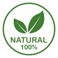 Logo featuring a green leaf and sea-inspired elements, emphasizing all-natural, plant-based sea moss.