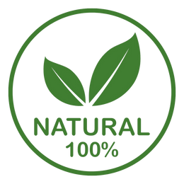 Logo featuring a green leaf and sea-inspired elements, emphasizing all-natural, plant-based sea moss.