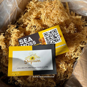 st lucia gold sea moss dried in a box in bulk